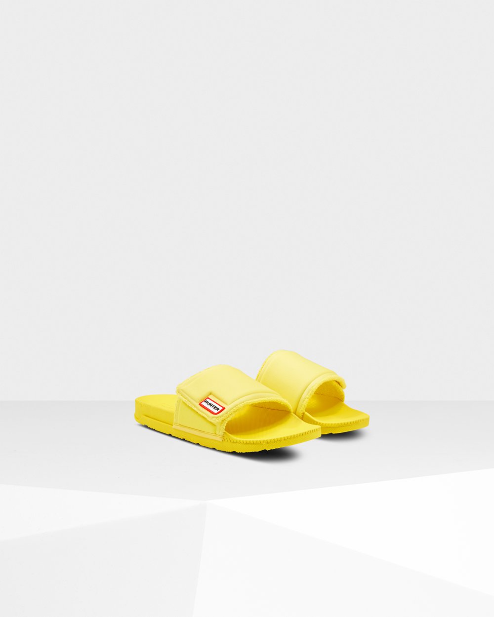 Womens Hunter Slides Yellow - Original Adjustable - 8537601-IC